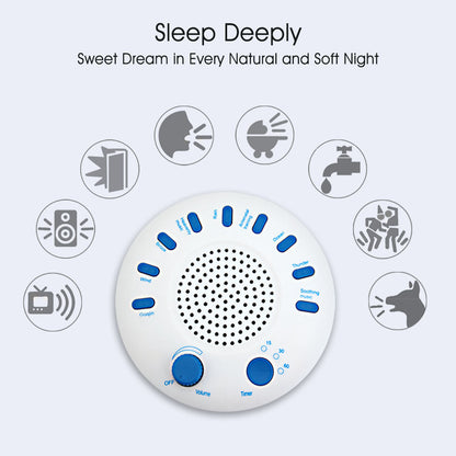Portable White Noise Machine for Stress Relief and Sleep Improvement