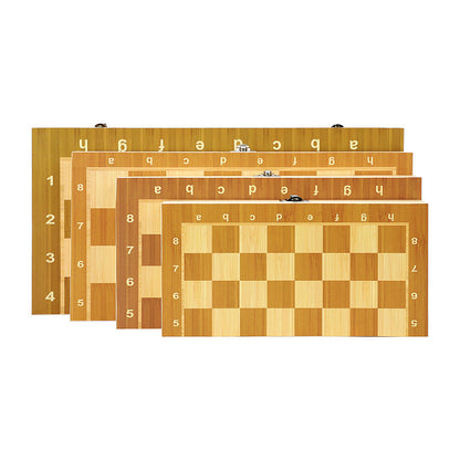 Eco-Friendly Wooden Chess Set - Sustainable Board Game for Home