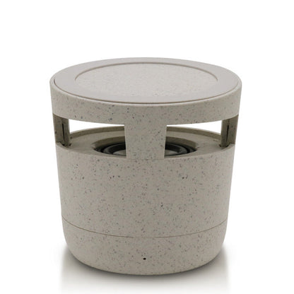 Eco-Friendly Bluetooth Speaker with Wireless Charging - Light Wood Grain