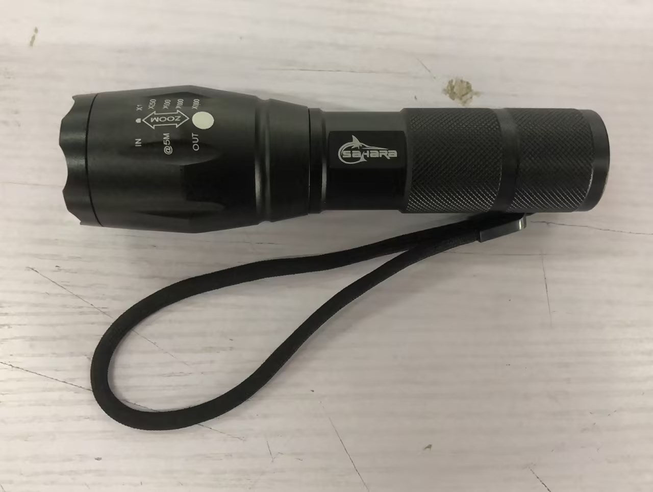 Eco-Friendly Outdoor Flashlight with Dual Power Options