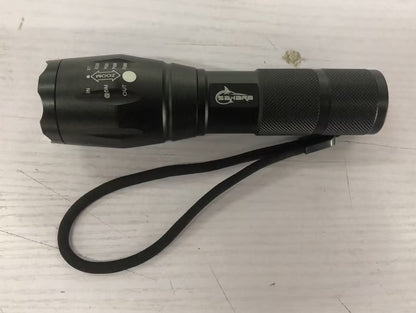 Eco-Friendly Outdoor Flashlight with Dual Power Options