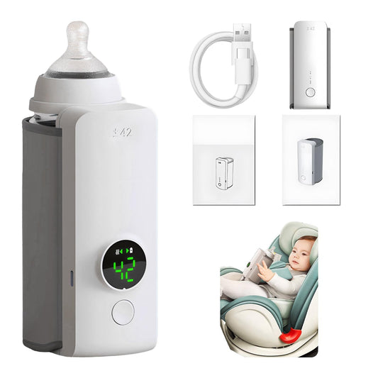 Portable Digital Bottle Warmer with Rechargeable Feature