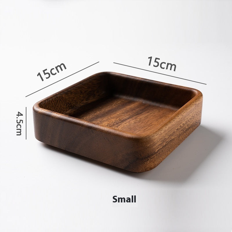 Eco-Friendly Rectangular Wooden Trays - Sustainable Home Décor