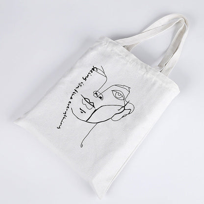 Eco-Friendly Reusable Cotton Tote Bag - Sustainable Shopping Solution