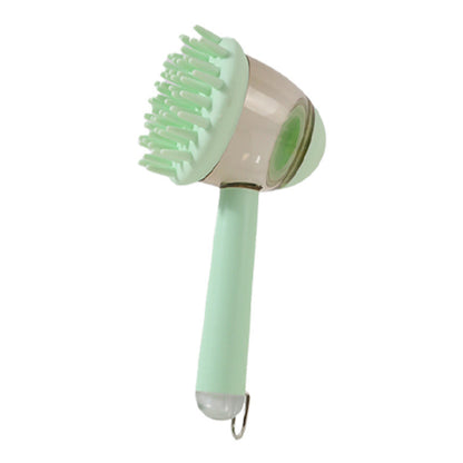 Eco-Friendly Pet Bath Brush with Silicone Bristles