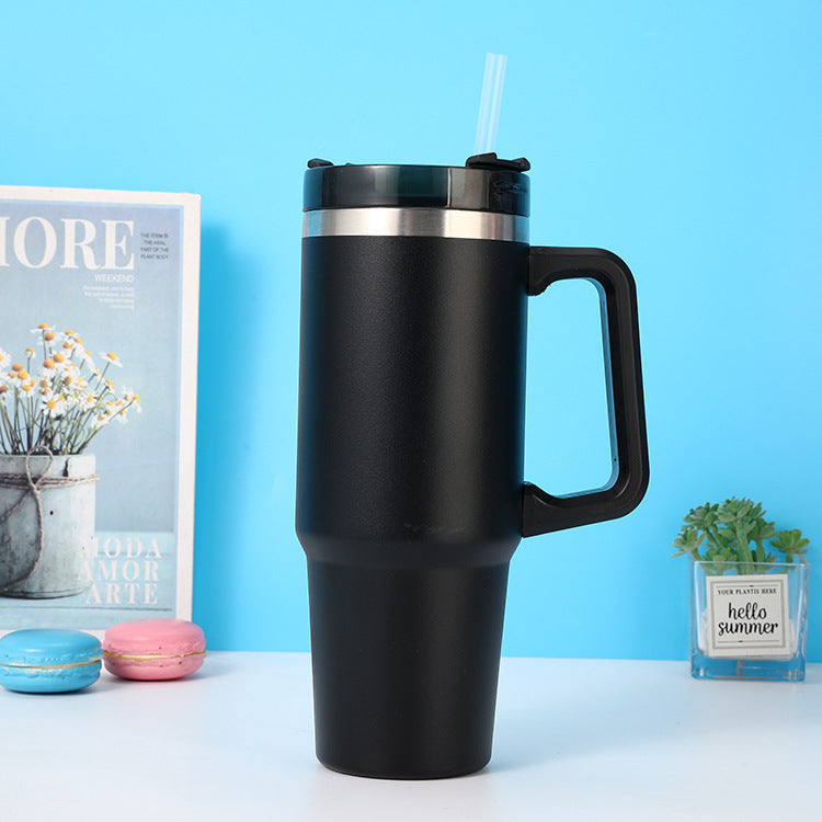 Personalized Insulated Travel Mug with Handle - Eco-Friendly & Customizable