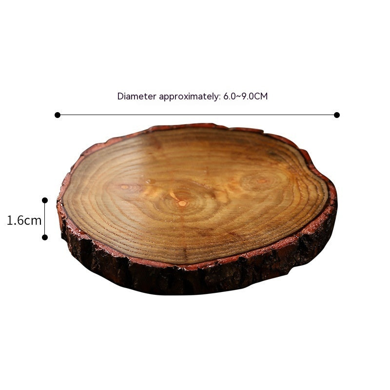 Natural Wooden Drink Coasters - Eco-Friendly, Durable, Biodegradable