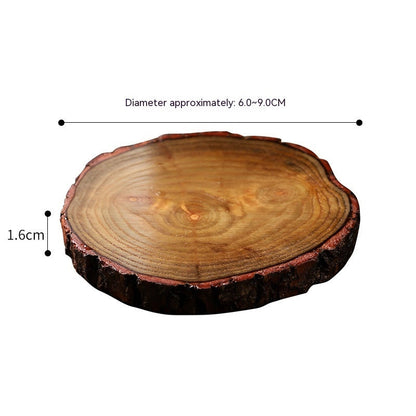 Natural Wooden Drink Coasters - Eco-Friendly, Durable, Biodegradable