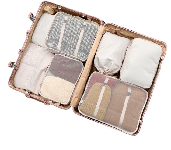 Eco-Friendly Travel and Storage Organizer Set - Light Blue