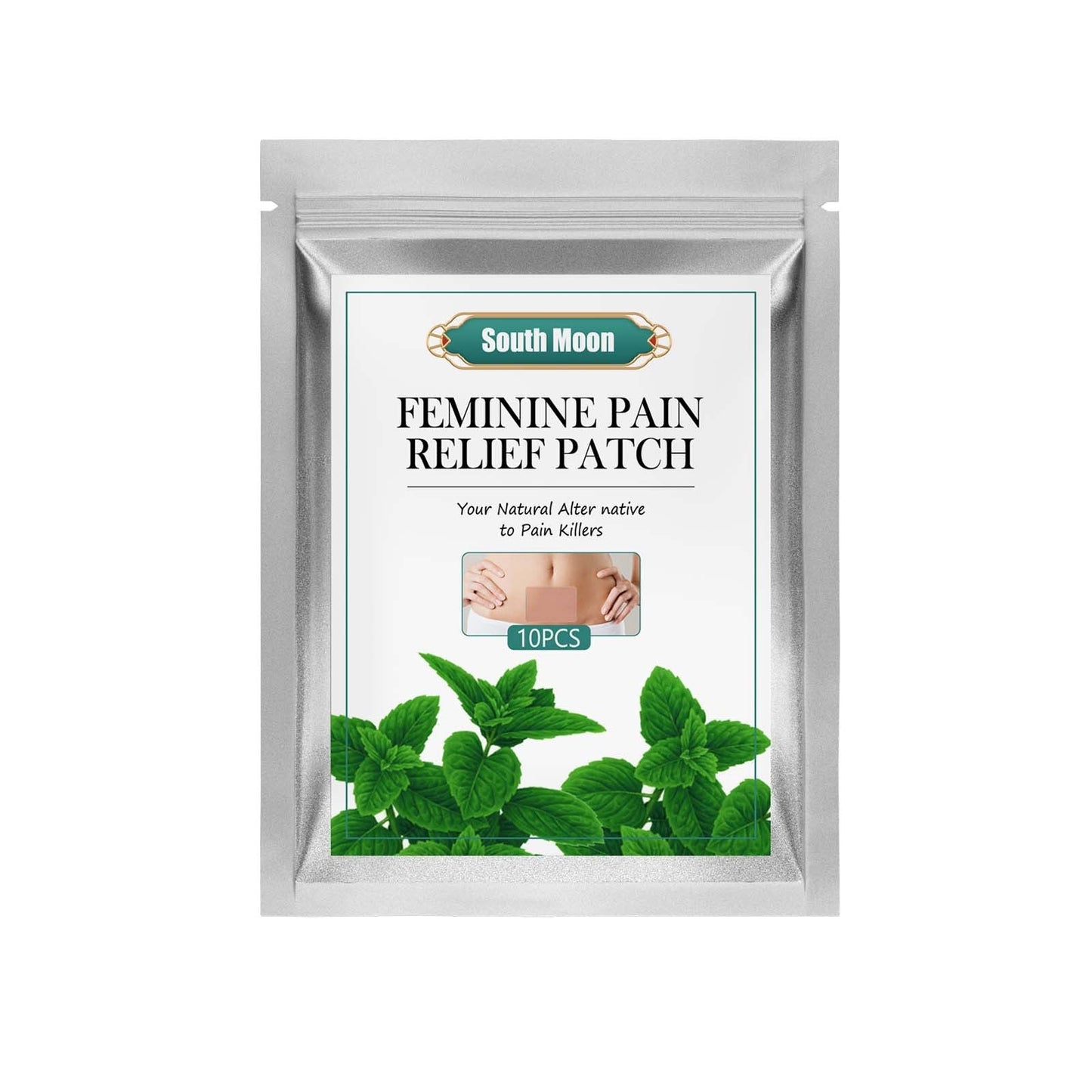 Natural Feminine Pain Relief Patch - Skin-Toned, Reusable, Eco-Friendly