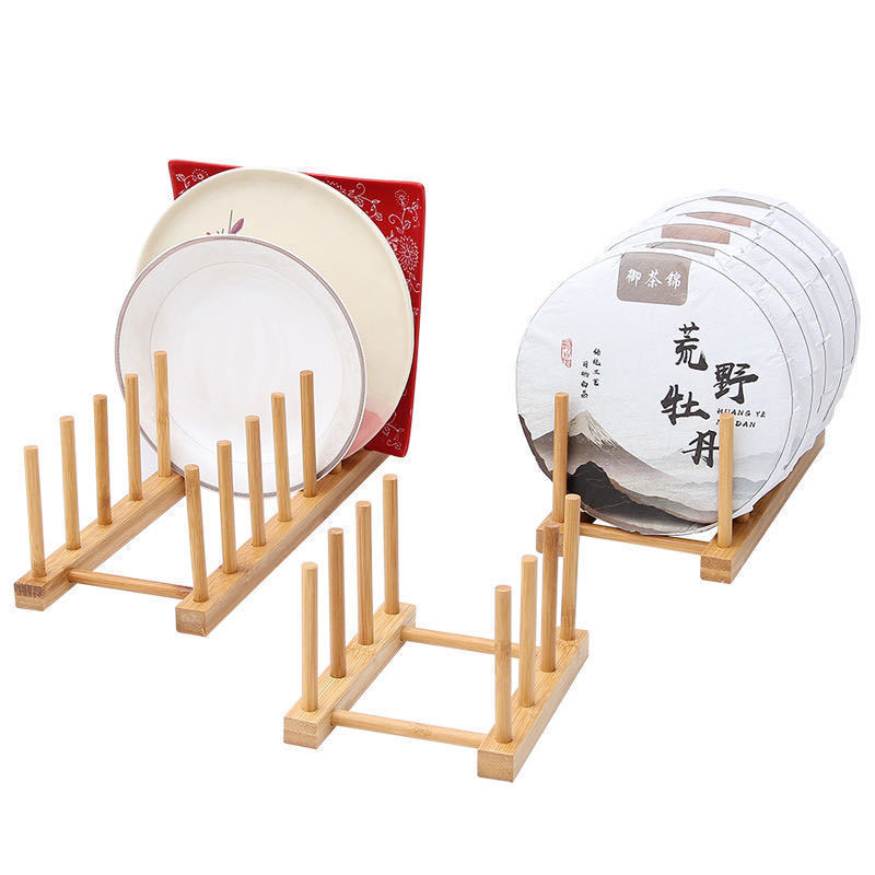 Eco-Friendly Bamboo Dish Rack - Sustainable Kitchen Organizer
