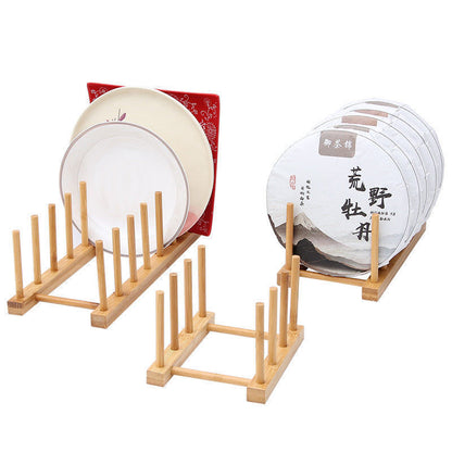 Eco-Friendly Bamboo Dish Rack - Sustainable Kitchen Organizer