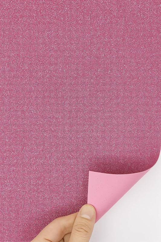 GLIT EVA Foam Sticker Sheets 10 Pack A4 Light Pink for Crafts and DIY Projects
