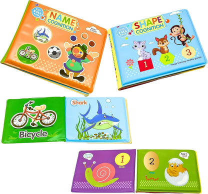 Nontoxic Baby Cloth Crinkle Book - Interactive and Educational Toy For Babies and Toddlers, Animal Theme