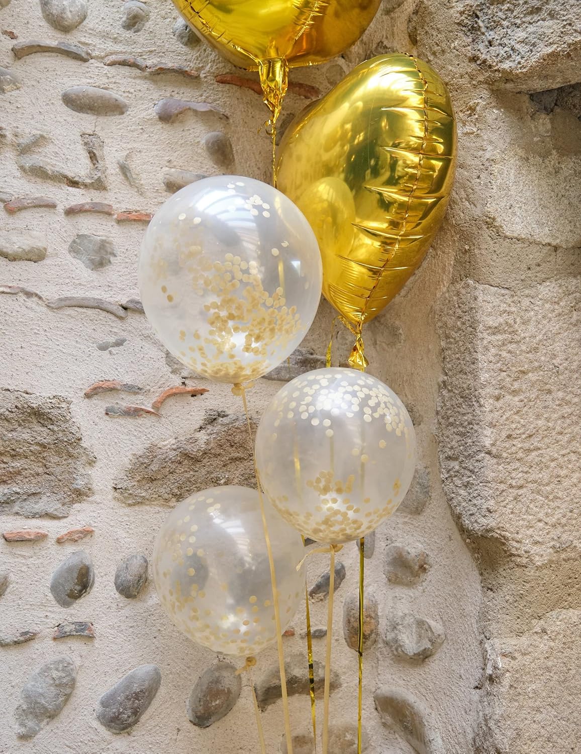 12 Inch Confetti Balloon for Party Decor, Celebration, Weddings, Birthdays, Events Supplies