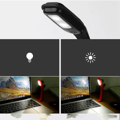 Rechargeable Clip-On LED Reading Light with Flexible Neck
