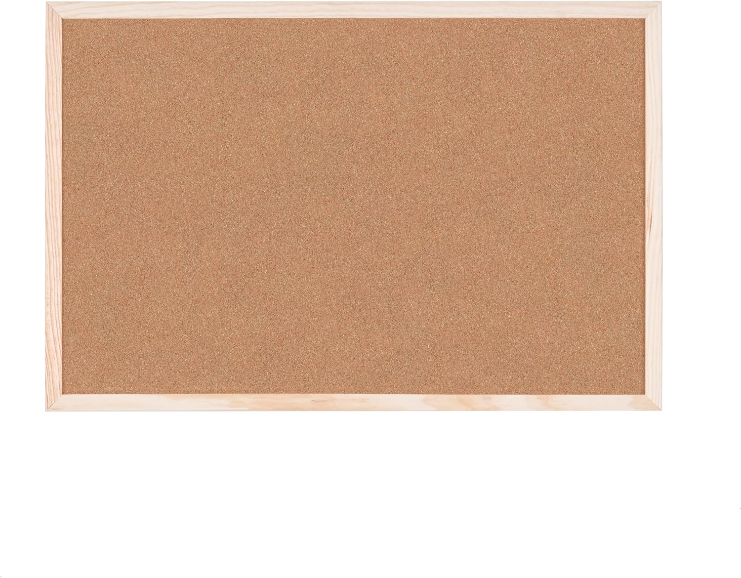 96 Pieces Cork Boards (40cm x 60cm Brown with Wooden Frame for Home and Office Use)