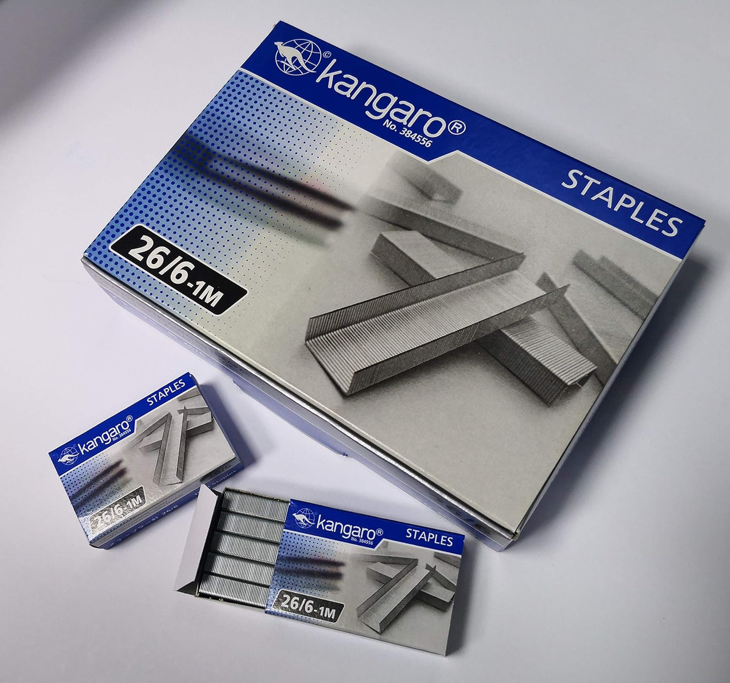 26/6 Stapler Pins, 1mm Thick, Durable & Reliable, 20 Packs Box – Heavy-Duty Office Supplies for Standard & Heavy Paperwork, High Capacity, Smooth Staples for 26/6, Ideal for Home & Office Use