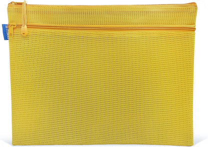Zipper Bag for A4 Sheets 29.7x21cm Blue – Office Storage, Document & Paper Carrier