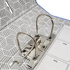 144 Pieces Lever Arch Files (Blue 2-Hole Document Organizer for Office)