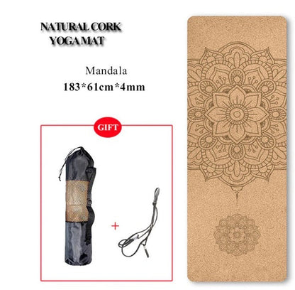 Eco-Friendly Cork Yoga Mat - Sustainable, Durable, Non-Toxic Exercise Mat