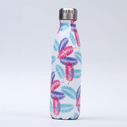 Insulated Stainless Steel Water Bottle - Eco-Friendly, Reusable, 500ml