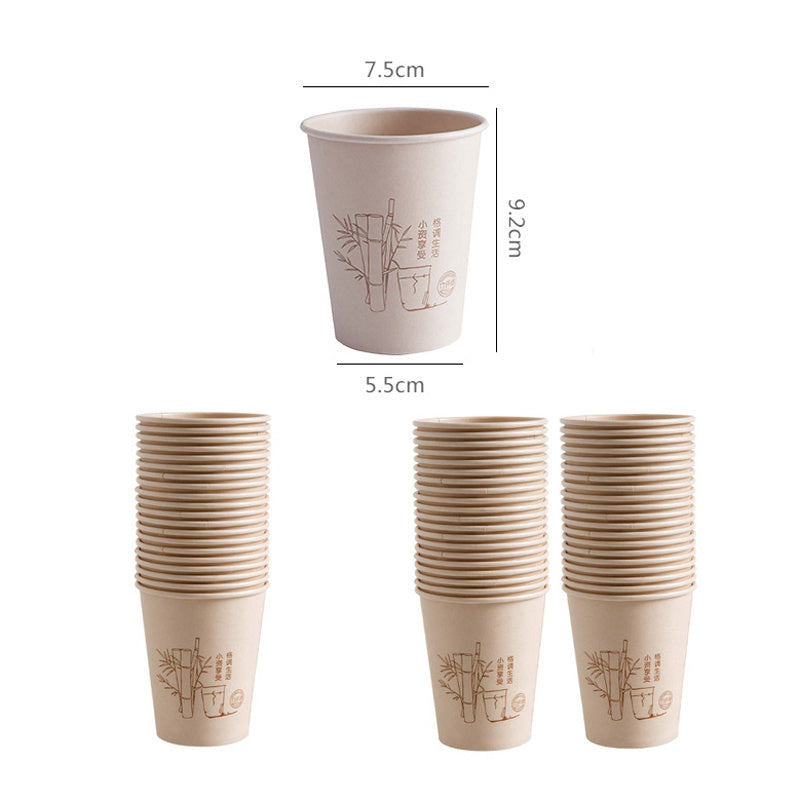 Eco-Friendly Reusable Bamboo Cup with Lid and Straw - Sustainable Drinkware