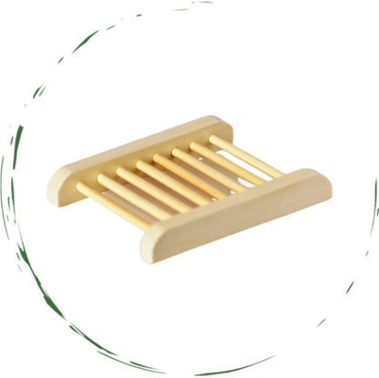 Eco-Friendly Bamboo Soap Dish - Sustainable & Biodegradable