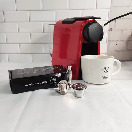 Eco-Friendly Coffee Capsule Machine with Reusable Pods