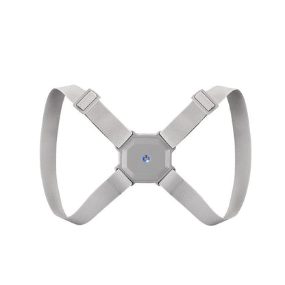 Light Gray Adjustable Posture Corrector for Better Back Support