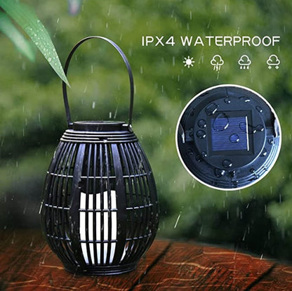 Eco-Friendly LED Lantern with Candle - Indoor & Outdoor Decorative Lighting