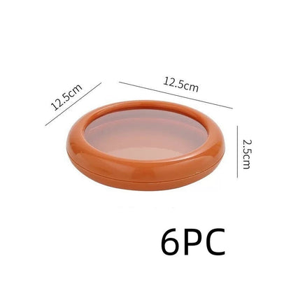 Eco-Friendly Silicone Food Savers - Reusable Circular Covers