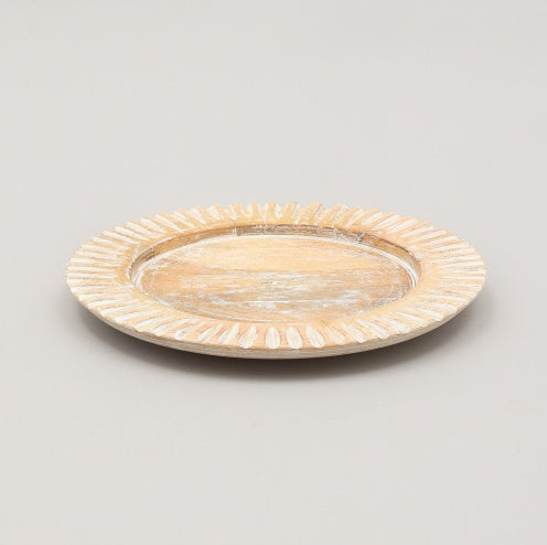 Eco-Friendly Round Wooden Soap Dish - Sustainable Bathroom Accessory