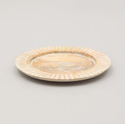 Eco-Friendly Round Wooden Soap Dish - Sustainable Bathroom Accessory