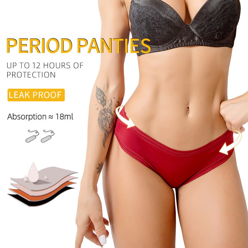 Leak-Proof Women's Menstrual Underwear - Eco-Friendly, Reusable, Comfortable