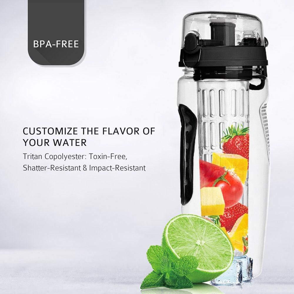 Infuser Water Bottle - Eco-Friendly Hydration with Flavor Options