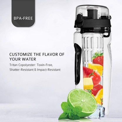 Infuser Water Bottle - Eco-Friendly Hydration with Flavor Options