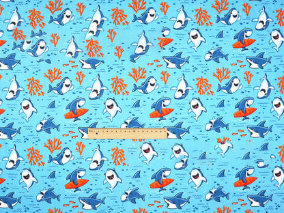 Eco-Friendly Reusable Cloth Napkins - Multicolored Sea Creature Designs