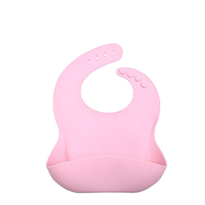 Eco-Friendly Silicone Bibs with Catch Pocket - BPA Free, Dishwasher Safe