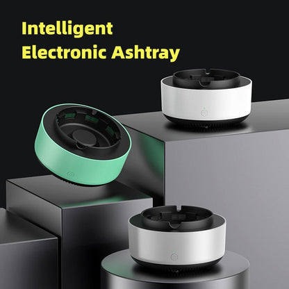 Green Multipurpose Ashtray Air Purifier - Smoke & Odor Reducer