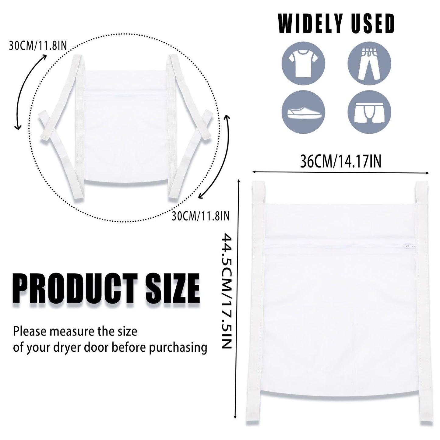 Eco-Friendly Mesh Laundry Bag with Zipper Closure