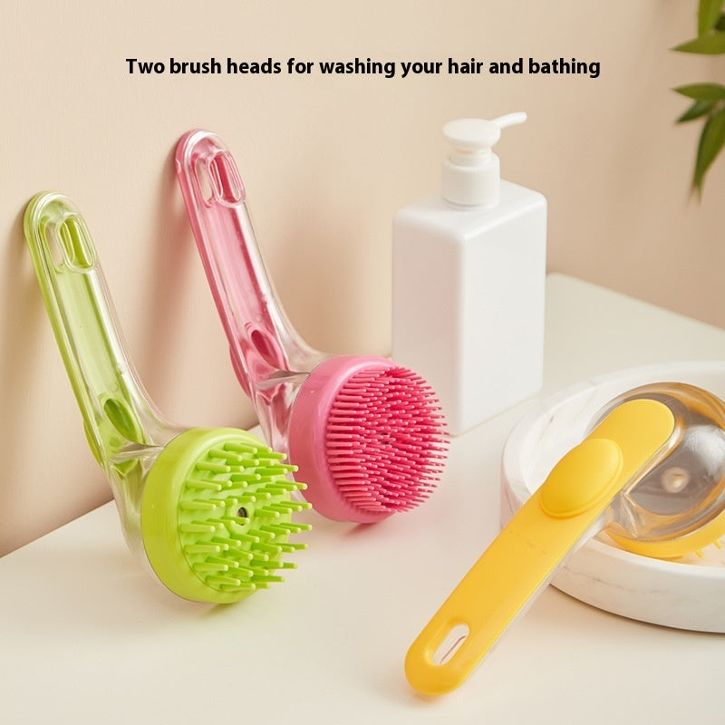 Eco-Friendly Pet Grooming Brush with Ergonomic Handle