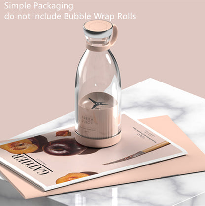 Eco-Friendly Reusable Pink Juice Bottle with Handle