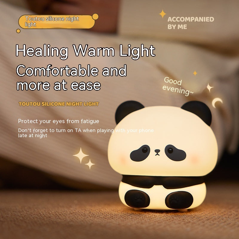 Eco-Friendly Panda Night Light - Portable LED for Kids