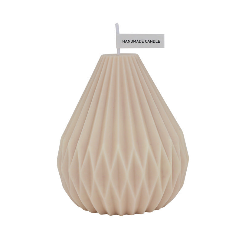 Geometric Pastel Handmade Candles - Eco-Friendly Home Décor