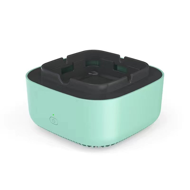 Green Multipurpose Ashtray Air Purifier - Smoke & Odor Reducer