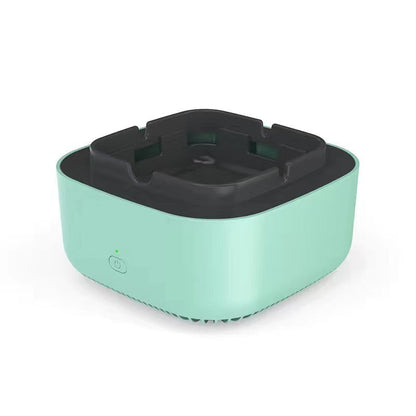 Green Multipurpose Ashtray Air Purifier - Smoke & Odor Reducer