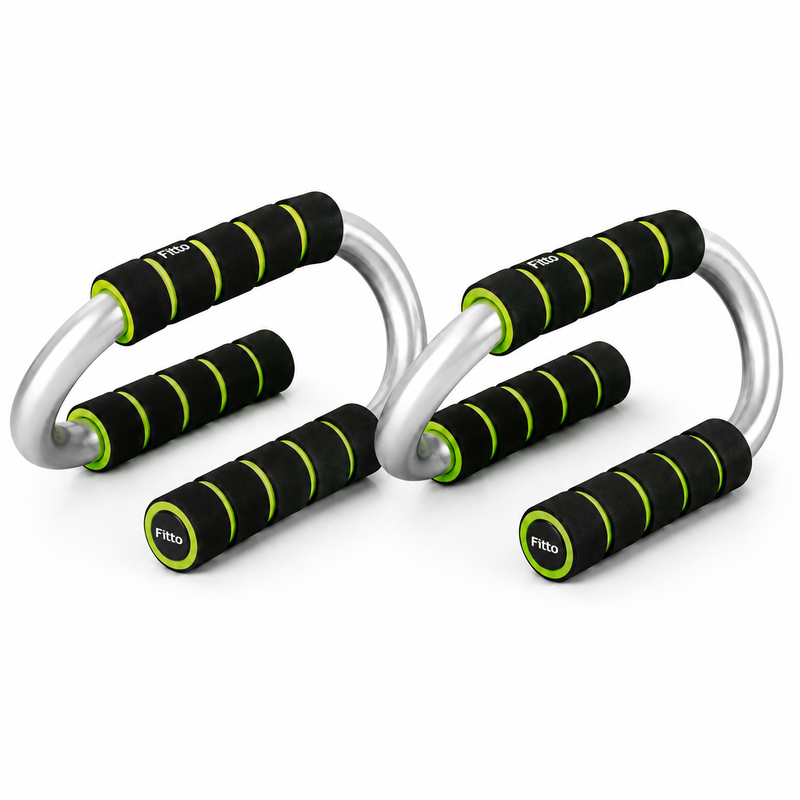 96 Pieces Push-Up Stand Pairs (Steel Frame Push Up Bars with Foam Grip – Non-Slip Base – Portable Home Gym Handles for Chest – Shoulder – Triceps – Back and Core Training)