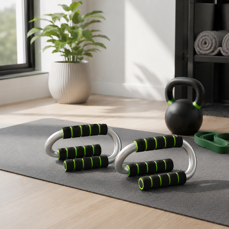 96 Pieces Push-Up Stand Pairs (Steel Frame Push Up Bars with Foam Grip – Non-Slip Base – Portable Home Gym Handles for Chest – Shoulder – Triceps – Back and Core Training)