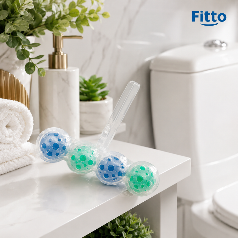 240 Pieces Toilet Cleaning Tablets (Pine Fragrance In-Tank Toilet Blocks – 4 Pieces x 35 g – Blue and Green)